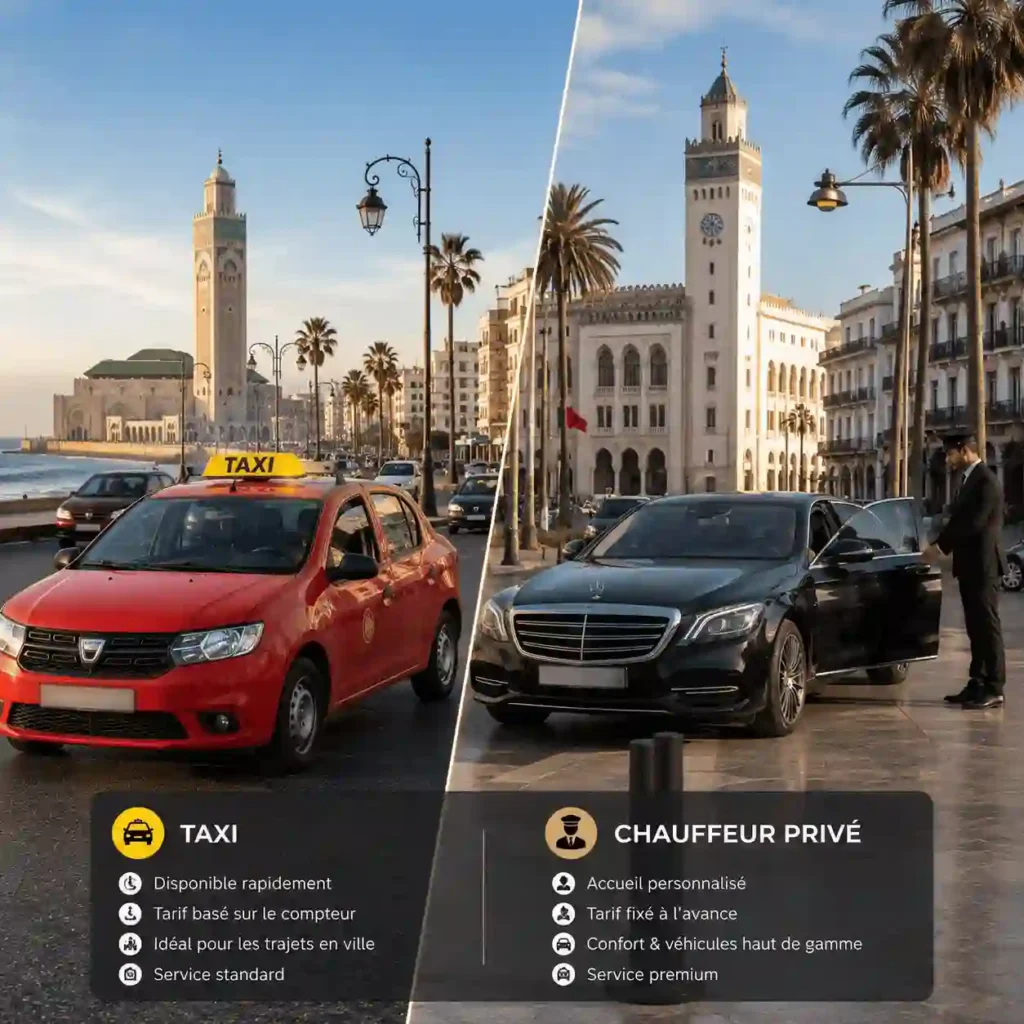 Taxi ou Chauffeur Privé à Casablanca